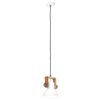 vidaXL H&auml;ngelampe Industriestil 25 W Wei&szlig; Rund 19 cm E27