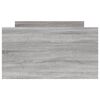 vidaXL Bett mit Schubladen Grau Sonoma 75x190 cm