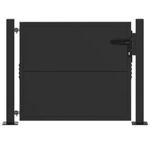 vidaXL Gartentor 110 x 105 cm Pulverbeschichteter Stahl Abschlie&szlig;bar