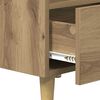 vidaXL Nachttisch 2 pcs Artisan-Eiche 40 x 35 x 47 cm Holzwerkstoff