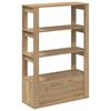 vidaXL Sideboard Artisan-Eiche 30 x 80 x 119.5 cm Holzwerkstoff