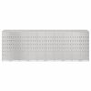 vidaXL Wagenm&uuml;llbeh&auml;lter f&uuml;r 5 Beh&auml;lter Silber 340 x 77,5 x 115,5 cm