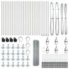 vidaXL Zaunpfosten Silber 50 x 0,4 m (19 x 19 mm Maschen) Stahl