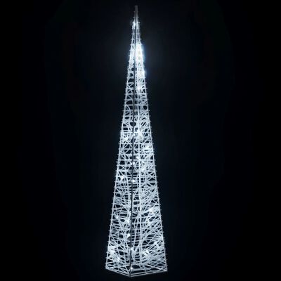 vidaXL LED-Leuchtkegel Acryl Deko Kaltweiß 60 cm