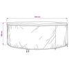 vidaXL M&ouml;belbezug Schwarz 244 x 244 x 105 cm 420D Oxford Stoff