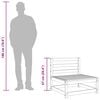 vidaXL Garten-Mittelsofa Massivholz Kiefer
