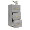 vidaXL Sideboard Grau Sonoma 34,5x34x90 cm Holzwerkstoff