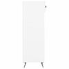 vidaXL Schuhschrank Hochglanz-Wei&szlig; 30x35x105 cm Holzwerkstoff