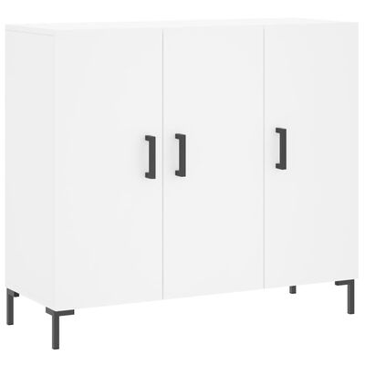 vidaXL Sideboard Weiß 90x34x80 cm Holzwerkstoff