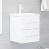 vidaXL Waschbeckenunterschrank Wei&szlig; 41x38,5x48 cm Holzwerkstoff
