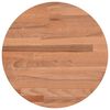 vidaXL Tischplatte &Oslash;30x2,5 cm Rund Massivholz Buche