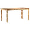 vidaXL Esstisch 160&times;80&times;76 cm Recyceltes Massivholz