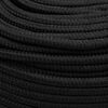 vidaXL Bootsseil Schwarz 8 mm 100 m Polypropylen