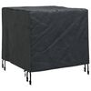 vidaXL M&ouml;belbezug Uni Schwarz 64 x 64 x 65 cm 420D Oxford Stoff