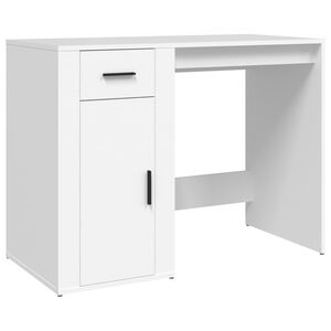 vidaXL Schreibtisch Wei&szlig; 100x49x75 cm Holzwerkstoff