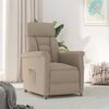 vidaXL Recliner Sessel Taupe Taupe 70.5 x 96.5 x 95 cm Polyester