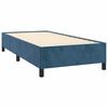 vidaXL Bettgestell ohne Matratze Dunkelblau 90x190 cm Samt