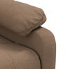vidaXL Massagesessel Braun Stoff