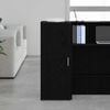 vidaXL Lagerschrank Schwarz 40 x 45 x 103,5 cm Holzwerkstoff