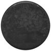 vidaXL Tischplatte Schwarz &Oslash;40x2,5 cm Marmor