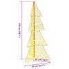 vidaXL Weihnachtsbaum mit 160 LEDs Warmes Wei&szlig; 150 cm PET