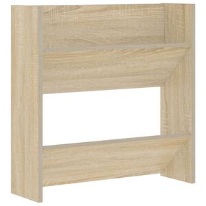 vidaXL Wand-Schuhschrank Sonoma-Eiche 60x18x60 cm Holzwerkstoff