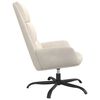 vidaXL Relaxsessel Creme Samt