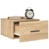 vidaXL Wand-Nachttische 2 Stk. Sonoma-Eiche 35x35x20 cm