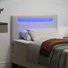 vidaXL LED Kopfteil Wei&szlig; 100 cm Kunstleder