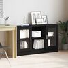 vidaXL Sideboard Schwarz Eichen-Optik 120 x 30,5 x 70 cm Holzwerkstoff