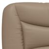 vidaXL Bettgestell ohne Matratze "Hvar" Cappuccino-Braun 90x200 cm Kunstleder