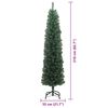 vidaXL K&uuml;nstlicher Weihnachtsbaum mit 300 LEDs mit St&auml;nder Gr&uuml;n 210 cm