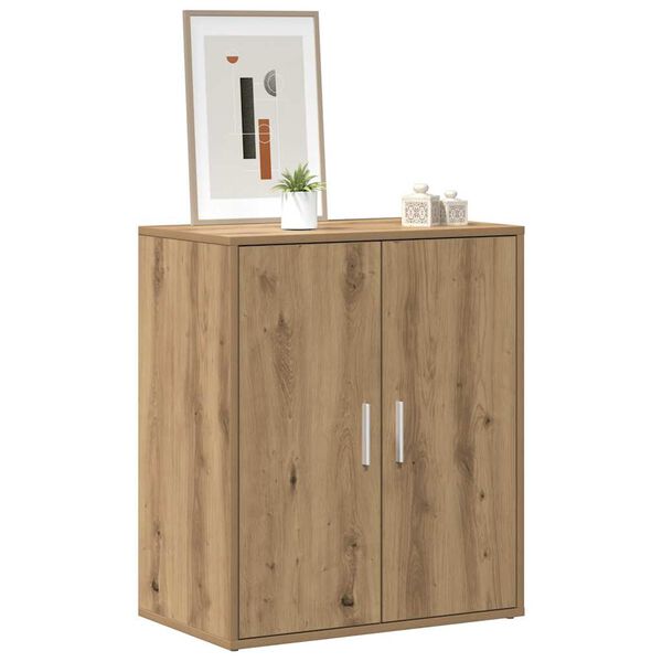 vidaXL Schuhregal Artisan-Eiche 60x35x70 cm Holzwerkstoff