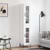 vidaXL Highboard Wei&szlig; 34,5x34x180 cm Holzwerkstoff