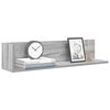 vidaXL Wandregale 2 Stk. Grau Sonoma 75x16,5x16,5 cm Holzwerkstoff