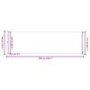 vidaXL Seitenmarkise Ausziehbar 180x600 cm Rot