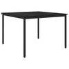 vidaXL Esstische 110 x 110 x 75 cm Holzwerkstoff Schwarz Eichen-Optik