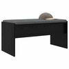 vidaXL Flurbank mit Kissen Schwarz Eichen-Optik 83 x 38 x 40 cm