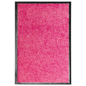 vidaXL Fu&szlig;matte Waschbar Rosa 40x60 cm