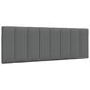 vidaXL Bettgestell ohne Matratze "Hanko" Dunkelgrau 140x200 cm Stoff