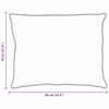 vidaXL Kopfkissen mit Kissen 2 pcs Wei&szlig; 70 x 90 cm Feder