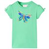 Kinder-T-Shirt Hellgr&uuml;n 128
