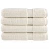 vidaXL Premium-Saunat&uuml;cher SOLUND 4 Stk. Cremewei&szlig; 80x200 cm 600 g/m&sup2;