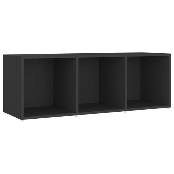 vidaXL TV-Schr&auml;nke 2 Stk. Grau 107x35x37 cm Holzwerkstoff