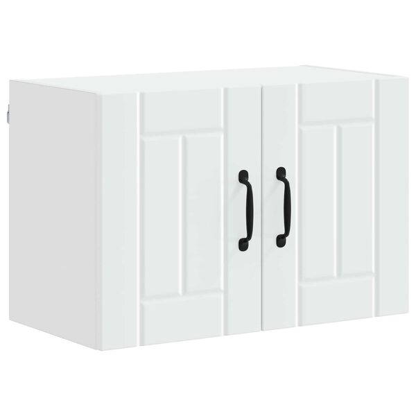 vidaXL K&uuml;chenwandschrank mit T&uuml;r Wei&szlig; 60 x 31 x 40 cm Holzwerkstoff