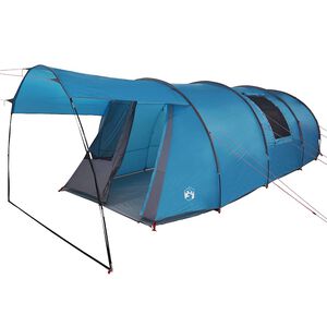 vidaXL Tunnelzelt mit Dach Blau und Grau 740 x 370 x 220 cm