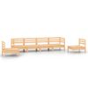 vidaXL 6-tlg. Garten-Lounge-Set Kiefer Massivholz