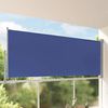 vidaXL Ausziehbare Seitenmarkise 140 x 300 cm Blau