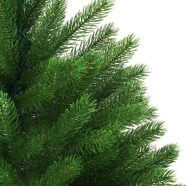 vidaXL K&uuml;nstlicher Weihnachtsbaum mit Beleuchtung Kugeln 240 cm Gr&uuml;n