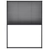 vidaXL Insektenschutz-Plissee f&uuml;r Fenster Aluminium Anthrazit 60x80cm